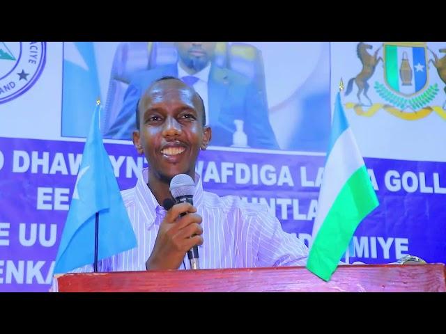 Wasiirka Ganacsiga Puntland Axmed shire ayaa ka hadlay Qorshayaasha Dowlada ee dhianaca hormarka