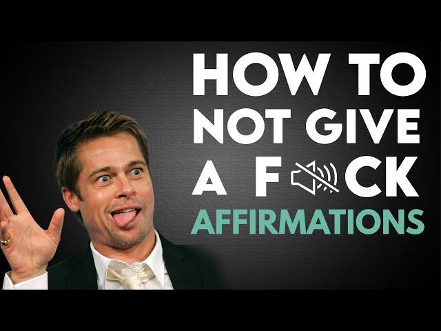 Stop Caring About What Others Think | Affirmations