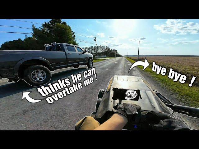 The RACE MOWER got UPGRADED ** 90mph half throttle **