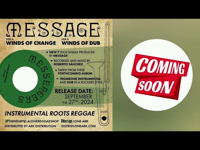 WINDS OF CHANGE MESSAGE Instrumental PROMOTIONAL roots reggae 2024