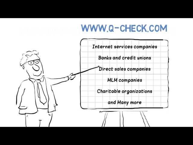 Q~Check - Take Checks by Phone, Fax, or Email