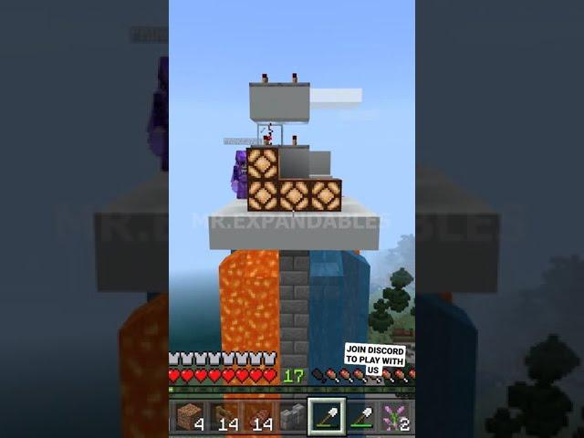 TOWER BUILDING FOR MR. EXPANDABLES WORLD #shorts #minecraft #minecrafttamil #tamilgamingcommunity