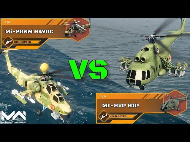 NEW MI-8TP Hip VS Mi-28NM Havoc | Epic Helicopter Comparison | Modern Warship