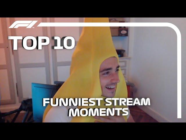 F1 Driver Streams: Top 10 Funniest Moments!