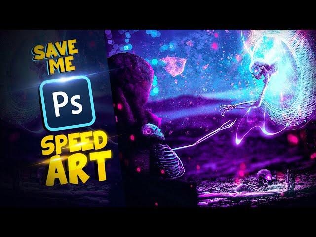 THE PORTAL - How to create a surreal art in photoshop. #photoshop #mrhires #krampahwilson #borisfx