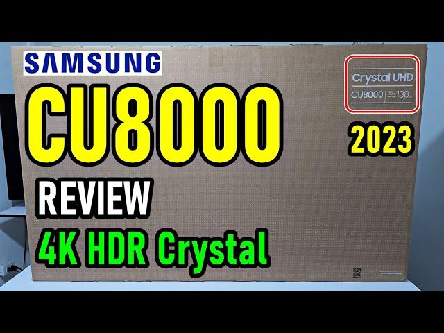 Samsung CU8000 Crystal UHD con Panel VA: Unboxing y Review Completa / Smart TV 4K Tizen