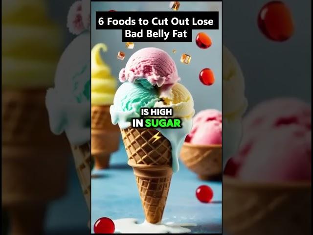 6 Foods to Cut Out Lose Bad Belly Fat #healthtips #health #fitness #weightloss