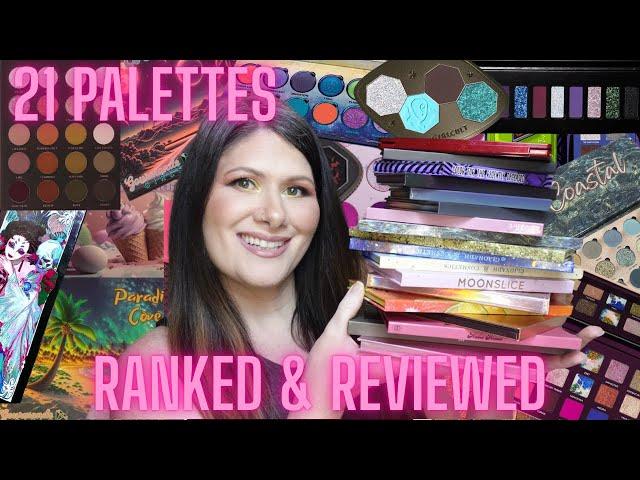 21 EYESHADOW PALETTES RANKED AND REVIEWED