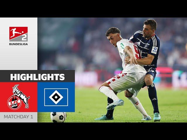 Brace On Intense Opening Game! | 1. FC Köln - Hamburger SV 1-2 | Highlights | Bundesliga 2 24/25