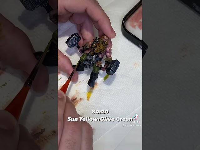 Painting magic Warhammers…and pants! #shorts #miniaturepainting #dwarf #dungeonsanddragons