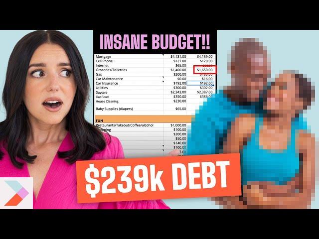 Spends $3k on Food and $239k in Debt | Millennial Real Life Budget Review Ep. 22