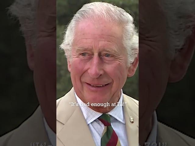 Charles Jokes About the Queen's Age... 