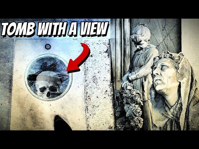 GRAVE WITH GLASS WINDOW! To Keep An Eye On Your Loved Ones