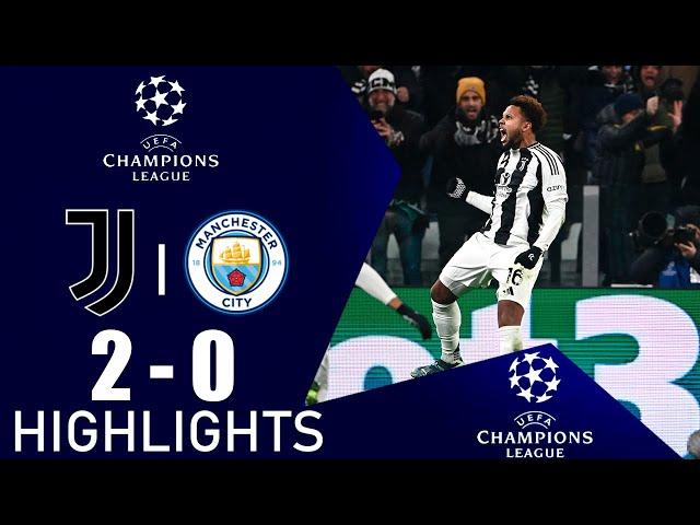 Weston McKennie Volley Goal | Juventus vs Manchester City 2-0 Highlights | Champions League 2024/25