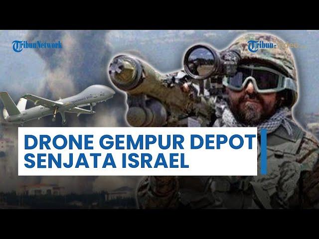 UPDATE Perang Timur Tengah: Skuadron Pesawat Nirawak Hizbullah Obrak-abrik Pabrik Senjata Israel