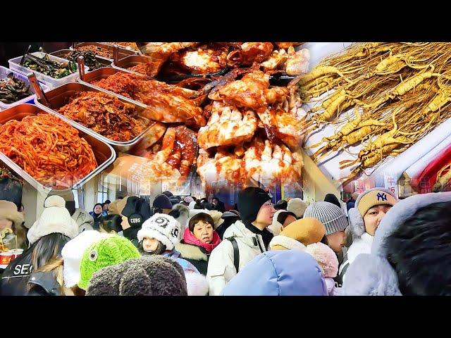 China’s Korean FOOD Market in Northeast China, Yanji, Jilin Province【Alin Food Walk】