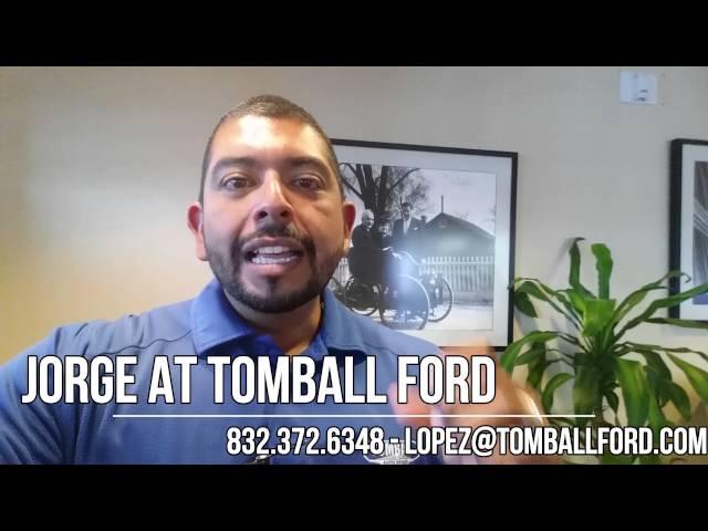 THANK YOU for your recent purchase- Tomball Ford Ask Jorge Lopez