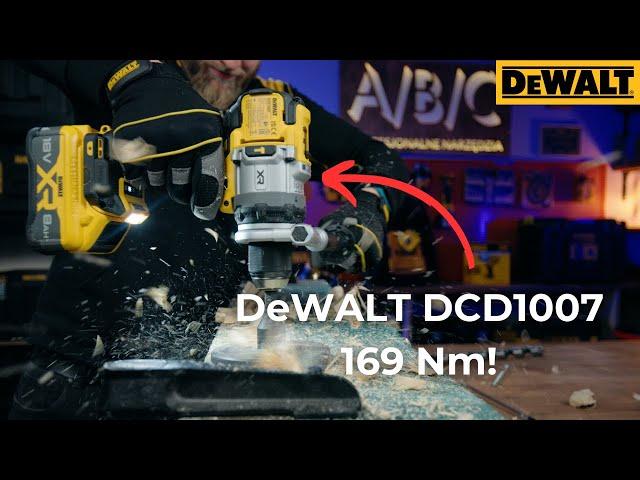 DeWALT DCD1007 - NAJMOCNIEJSZA WIERTARKO-WKRĘTARKA SERII 18V XR