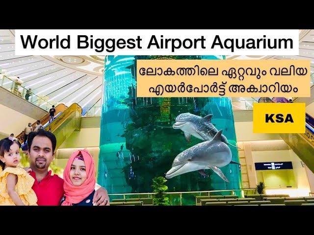 Jeddah New Airport /Terminal/Jeddah airport/Saudi Arabia/World Biggest Airport Aquarium/KSA/