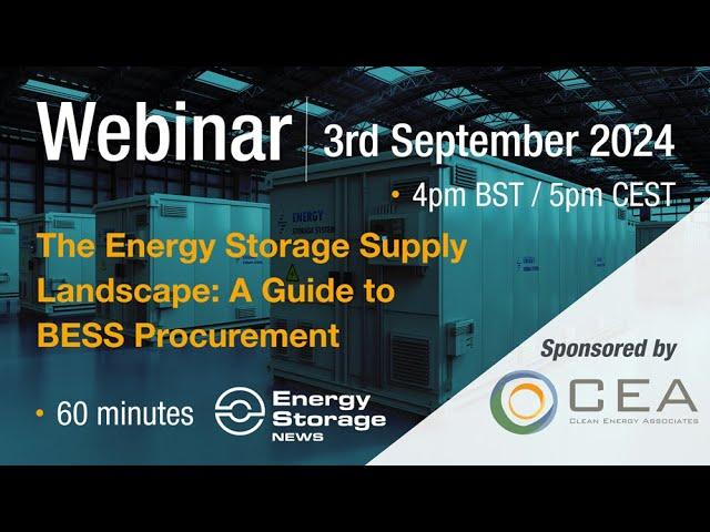 The Energy Storage Supply Landscape: A Guide to BESS Procurement