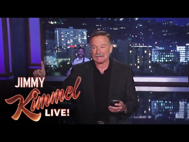 Robin Williams Helps Matt Damon with His Monologue