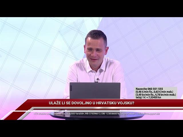 TV REPLIKA 05.09.2024. - ULAŽE LI SE DOVOLJNO U HRVATSKU VOJSKU?