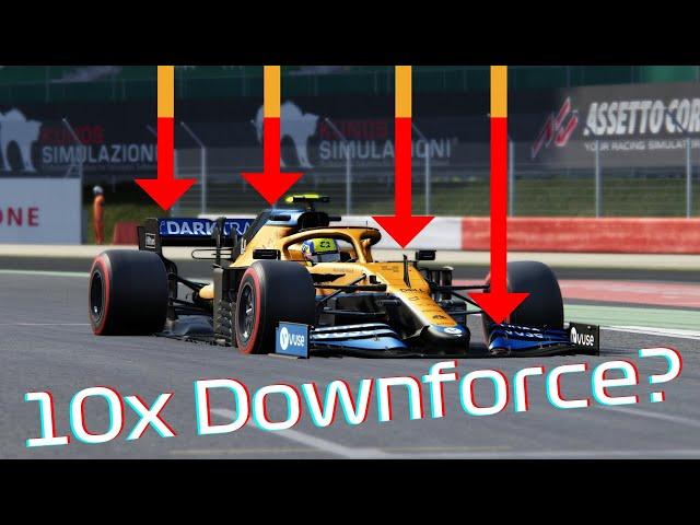 What if F1 had 10x More Downforce???