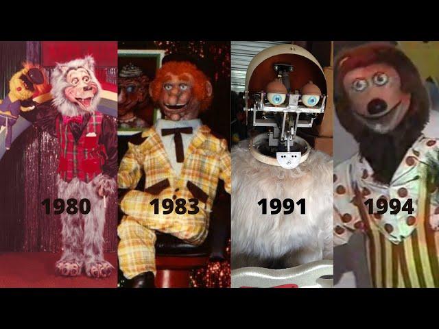 Evolution Of Rock-afire Explosion Show Stages