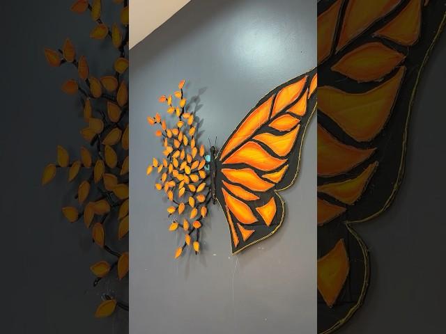 Beautiful butterfly diy using clay #shorts #youtubeshorts #viral #diy #crafts #clay #reuse #trending