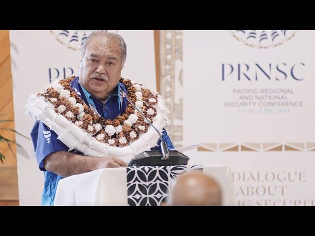 Keynote address by Pacific Islands Forum Secretary General, Baron Waqa | PRNSC 2024