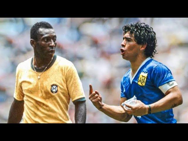 Todos los goles y asistencias de Pelé y Maradona en Copas del Mundo