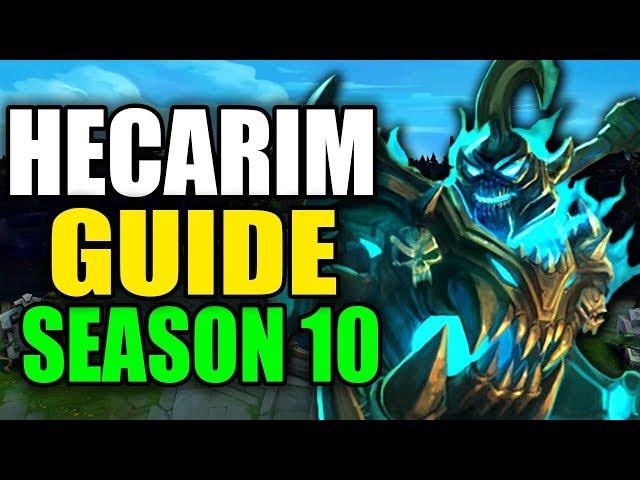 SEASON 10 HECARIM GAMEPLAY GUIDE - (Best Hecarim Build, Runes, Playstyle) - League of Legends