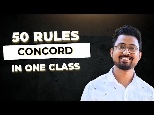 50 MOST IMPORTANT RULES OF CONCORD || TRIPURA TET 2025 || #tripuratet