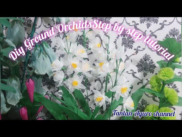 Diy Ground Orchids | step by step tutorial