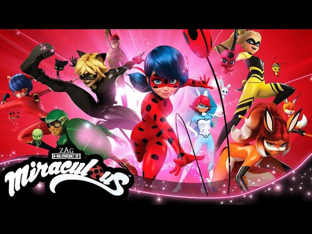 1 STUNDE MIRACULOUS |  LADYBUG Y CAT NOIR  | Kompilation STAFFEL 3