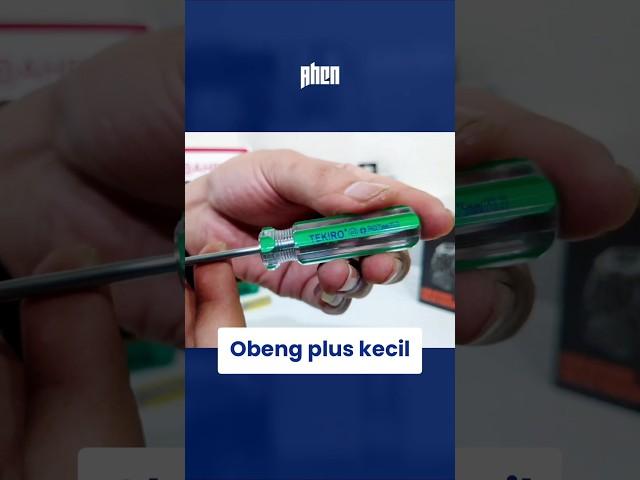 Ini juga sering kepake buat benerin motor, obeng plus kecil 🪛🪛🪛