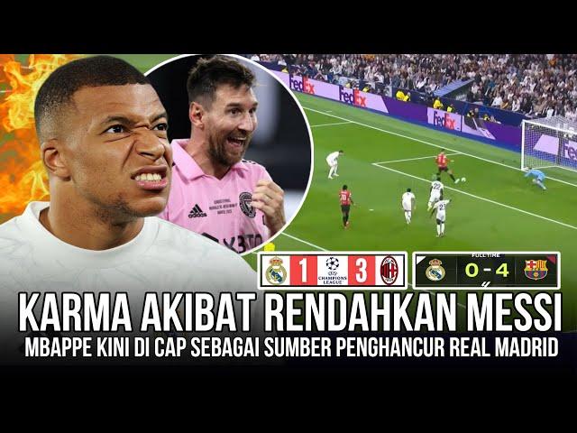 Benar Kata MessiReal Madrid Akan Hancur Akibat Pemain Pengen Hebat Sendiri  Karma Mbappe Berlanjut