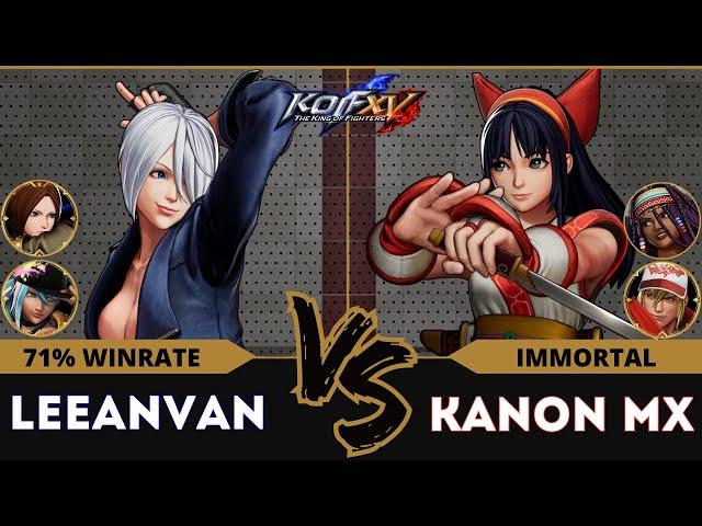 KOFXV⭐LEEANVAN (Angel/Whip/Isla) vs KANON MX (Nakoruru/Darli/Terry)⭐Ranked Match - 10/24