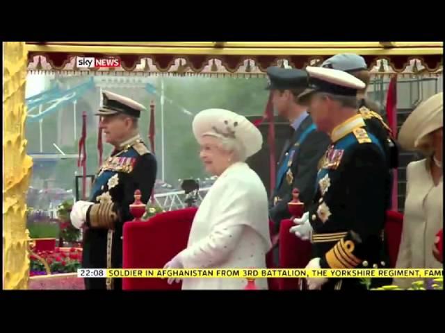 Thames Pageant (Sky News Report)