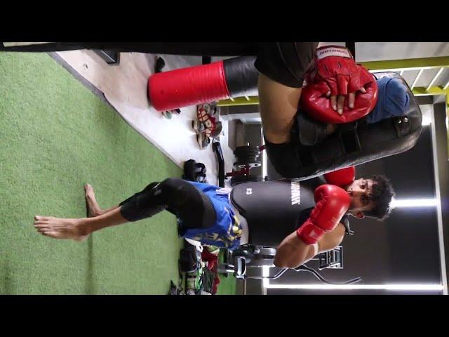 Rohit Jangid - Hit.. Punch Wushu Team India #Rajasthan police
