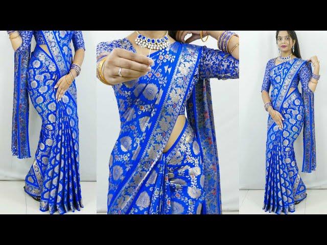 Easy way to drape saree, perfect pleats making tricks guide for beginners