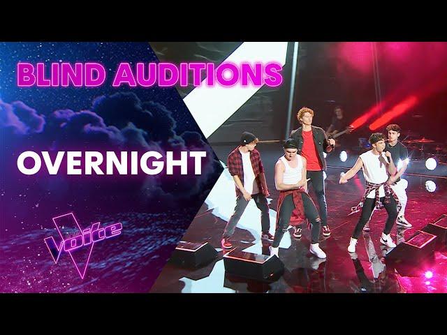 Overnight Perform A Backstreet Boys Classic | The Blind Auditions | The Voice Australia