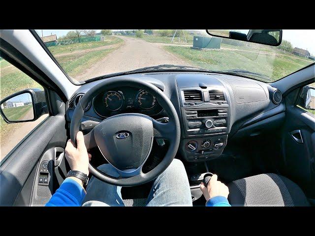 2023 Lada Granta - POV Test Drive (Cheapest Car in EU)