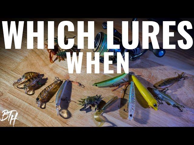 Which Lures When? Australian Fishing BEST LURES