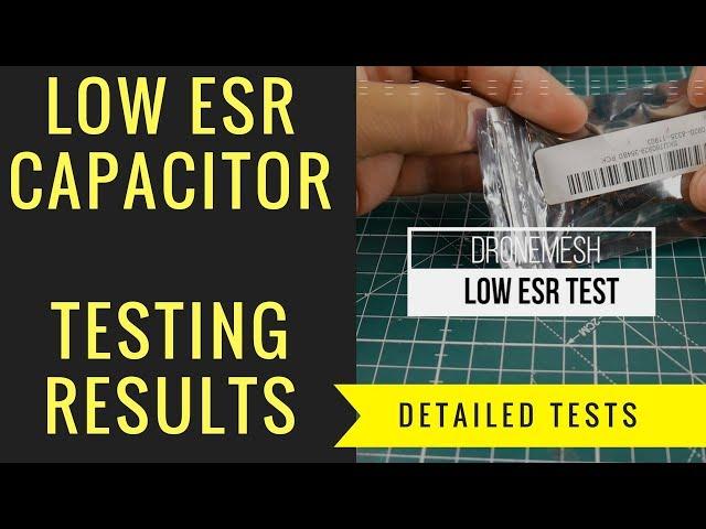 LOW ESR Capacitor // Before and After Detailed Tests