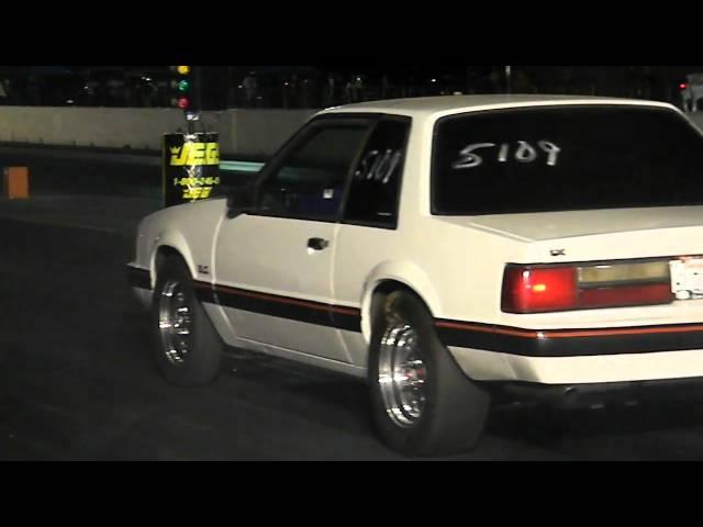 DAVE94LIGHTNING 9-18-2010 CA speedway Stock motor 11 sec pass on nitrous