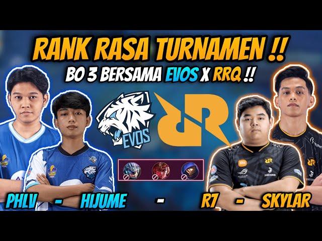 Rank Rasa Turnamen !! Ketemu Skylar, R7, Hijume & Phlv !! 3 Match + Reaksi Skylar & R7