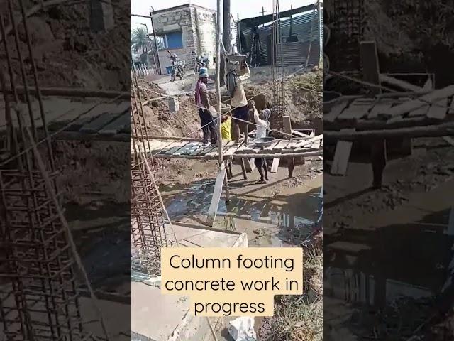 new site footing concrete work in progress.            suscribe plz friends