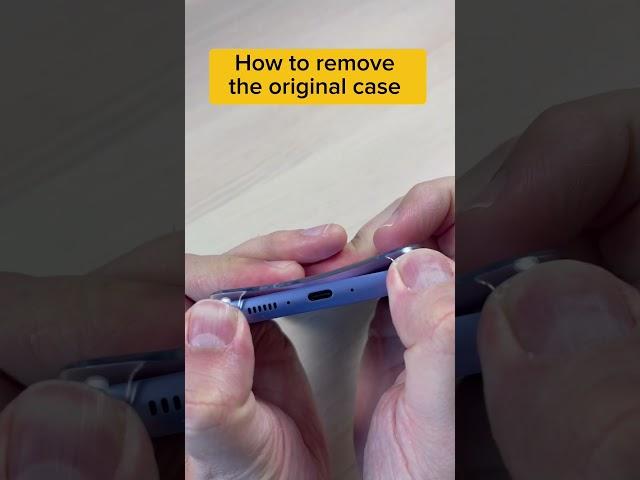 How to remove the original case on Samsung Galaxy A34 & A54 #samsung #galaxya34 #galaxya54 #phone