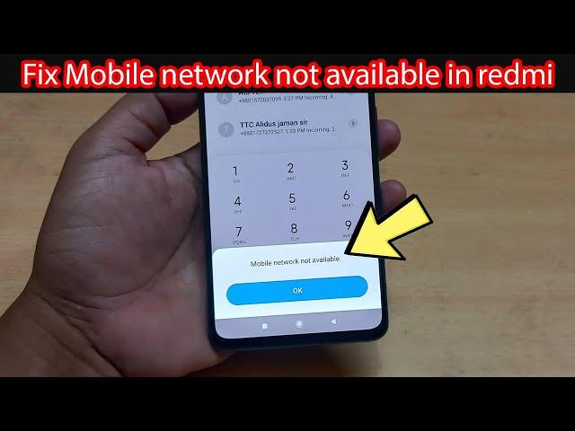 How to fix mobile network not available xiaomi